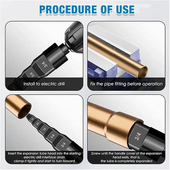 Copper Pipe Expanders, Swaging Tools HVAC, Drilling Pipe Expansion Tools,Air Conditioning Copper Pipe Expanders,Maintenance Tool