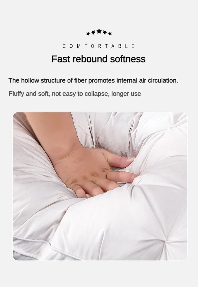 Premium Comfortable Hotel Cotton Pillow For Restful Sleep