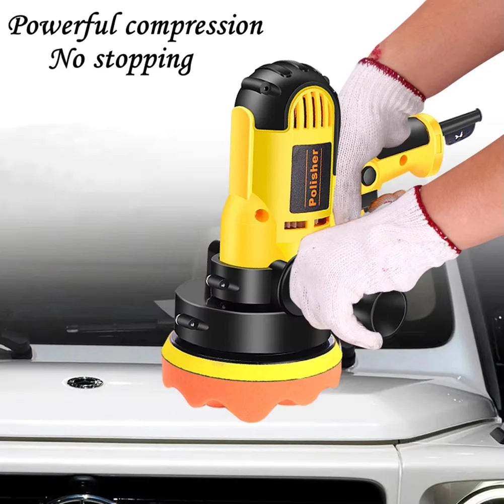 700W Electric Car Polisher Waxing Glazing Machine Adjustable Speed Auto Sanding Marble Tile Floor Polishing Scratch Repair Tool