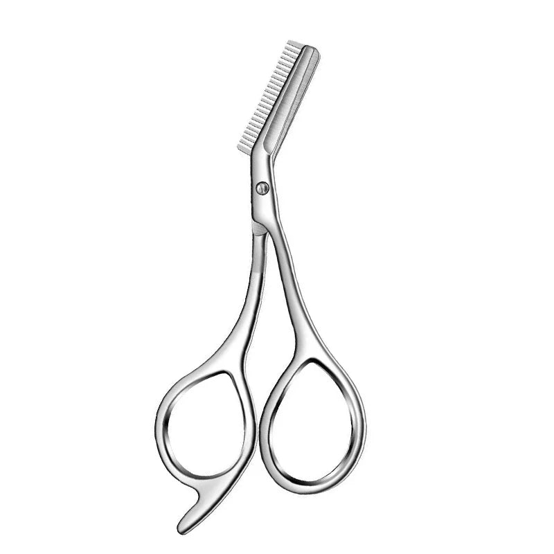 Stainless Steel Eyebrow Scissors with Comb Precision Shaping & Grooming Facial Hair Grooming Tool Perfect Face Care Tool Gifts