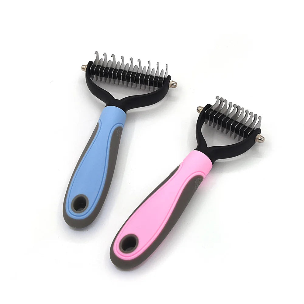 Professional Stainless Steel Pet Deshedding Grooming Brush