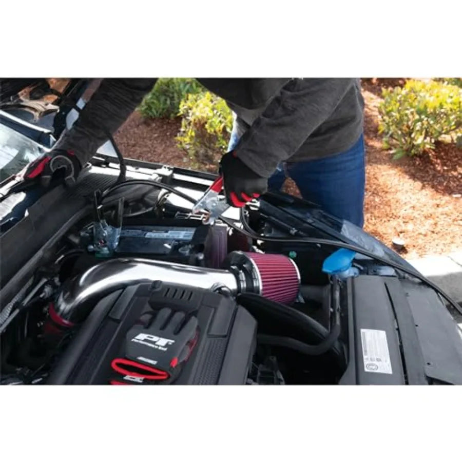 Performance Tool W1669 20' Commercial Duty 2-Gauge 800 PEAK AMP All Weather Jumper Cables for Tractors Semis Buses and RVs Dura