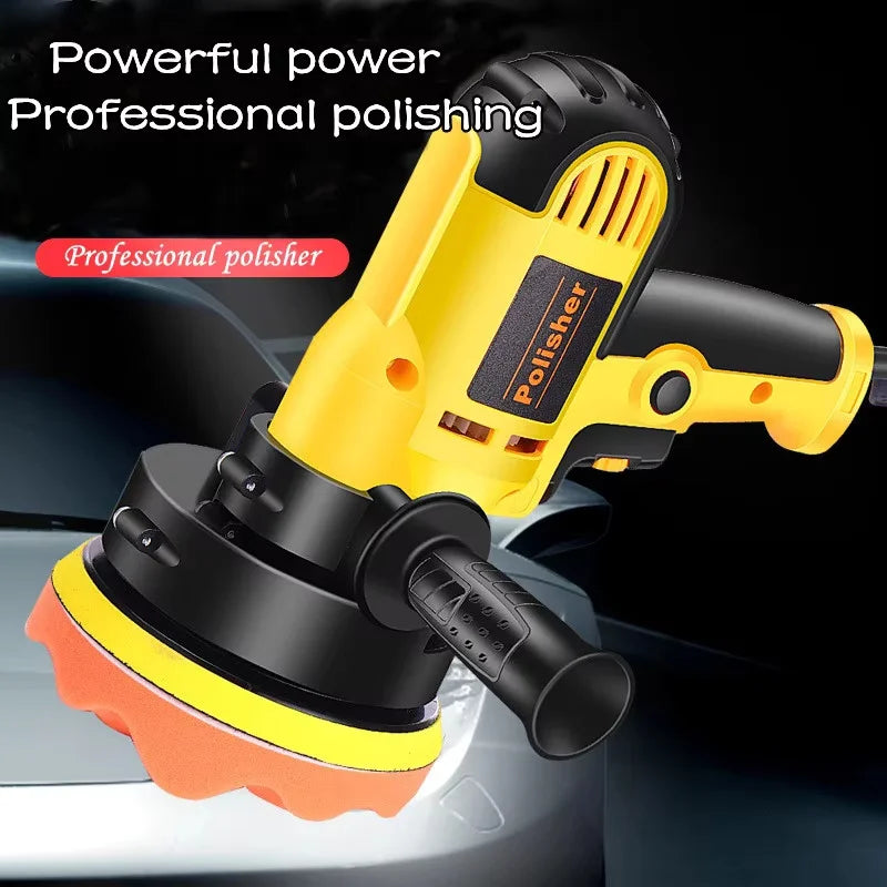 700W Electric Car Polisher Waxing Glazing Machine Adjustable Speed Auto Sanding Marble Tile Floor Polishing Scratch Repair Tool