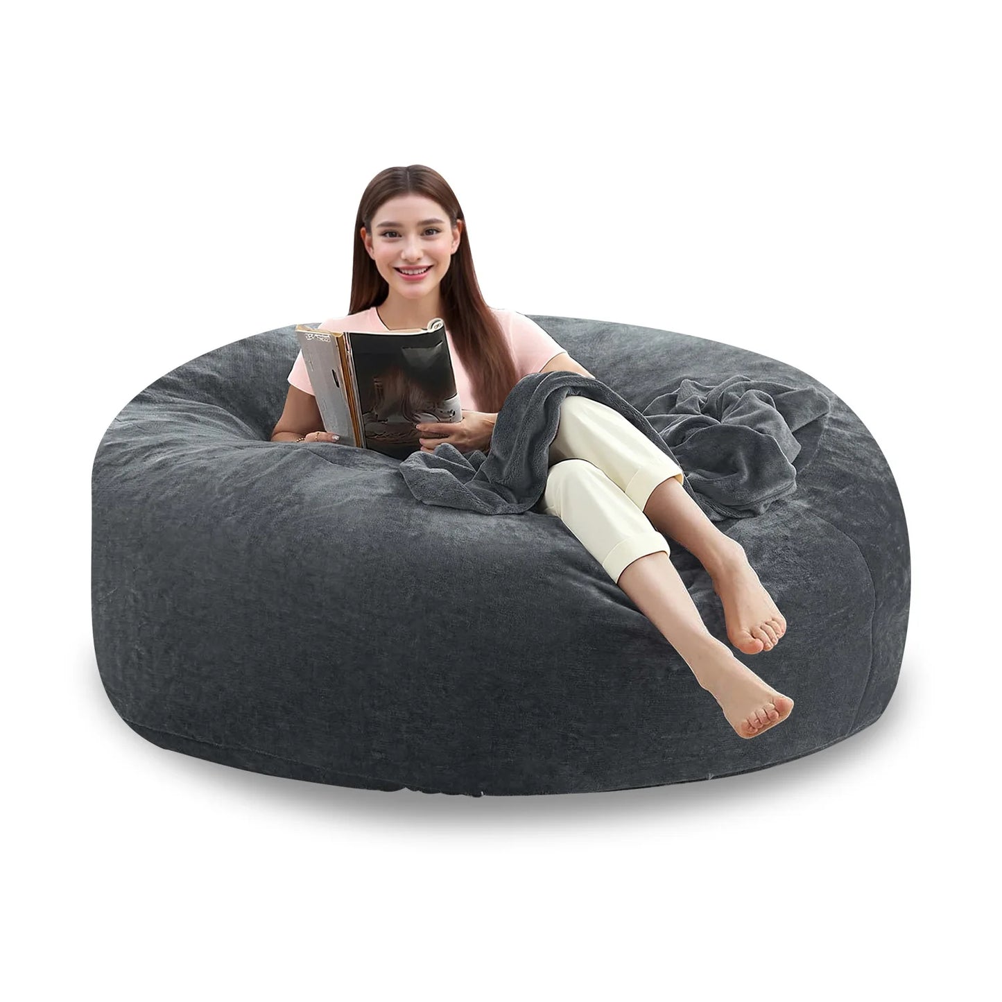 Memory Foam Bean Bag Chair For Superior Plush Comfort