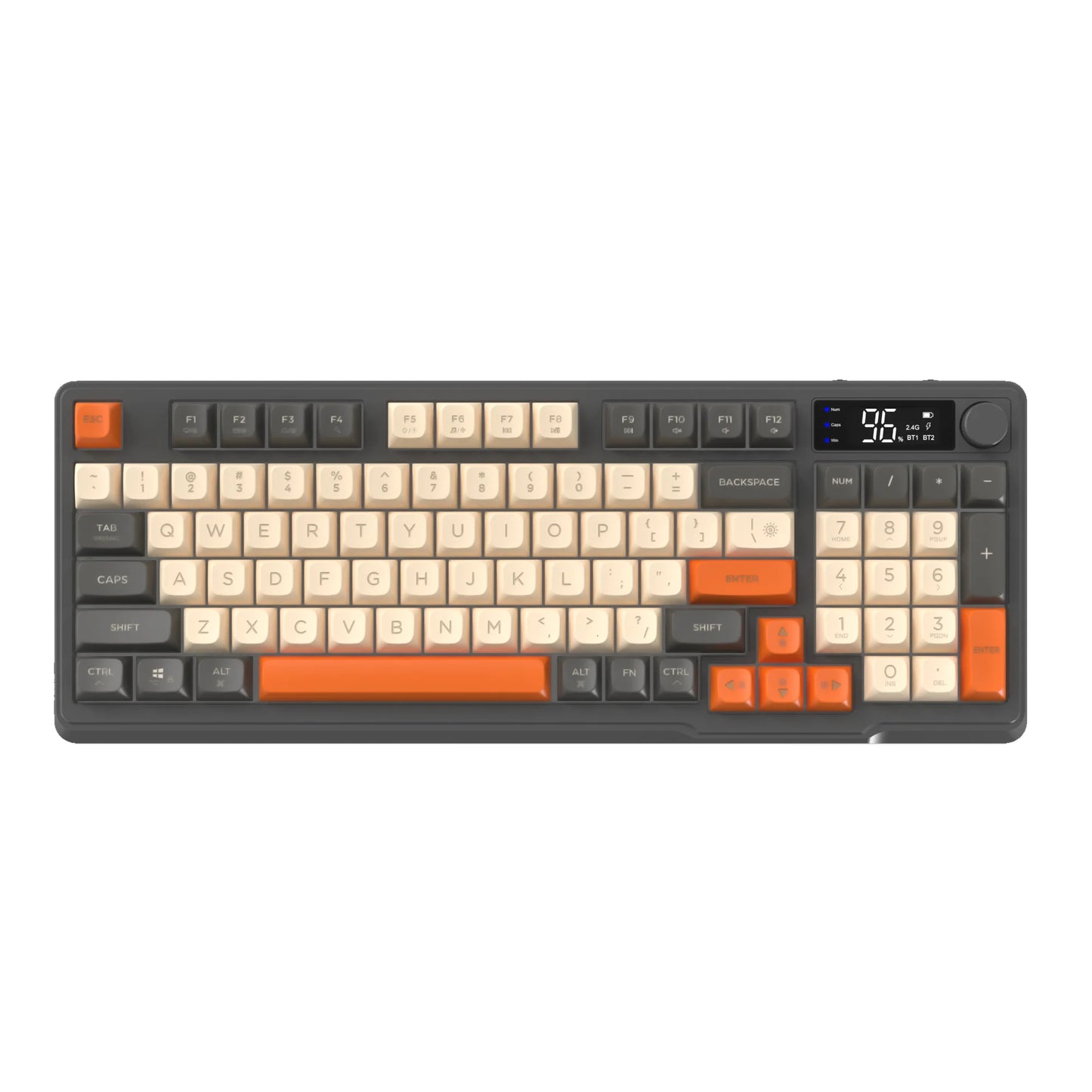 ZIYOU LANG Wireless Gaming Keyboard With Display And Knob