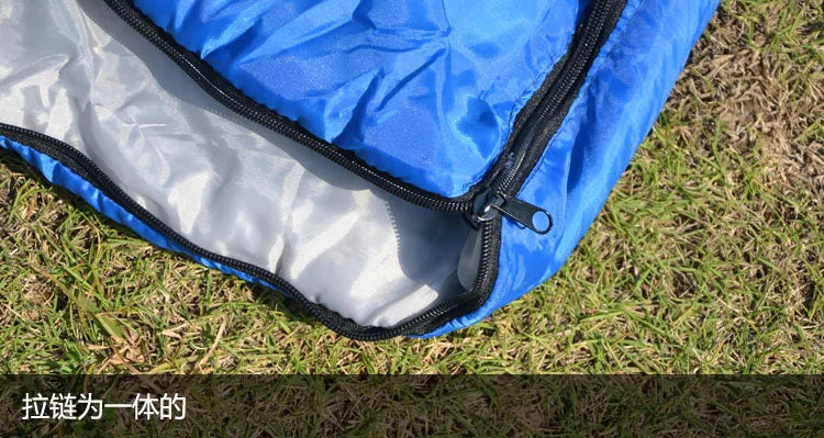Envelope Sleeping Bag Cotton Summer Camping Sleeping Bag Lightweight Family Outdoor Sleeping Bag Breathable Warm Weather Sleep