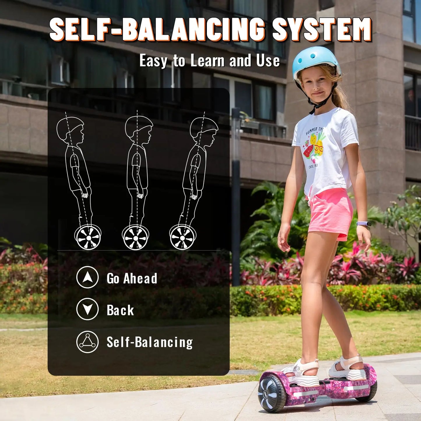 All Terrain Self Balancing Hoverboard With Bluetooth Speaker