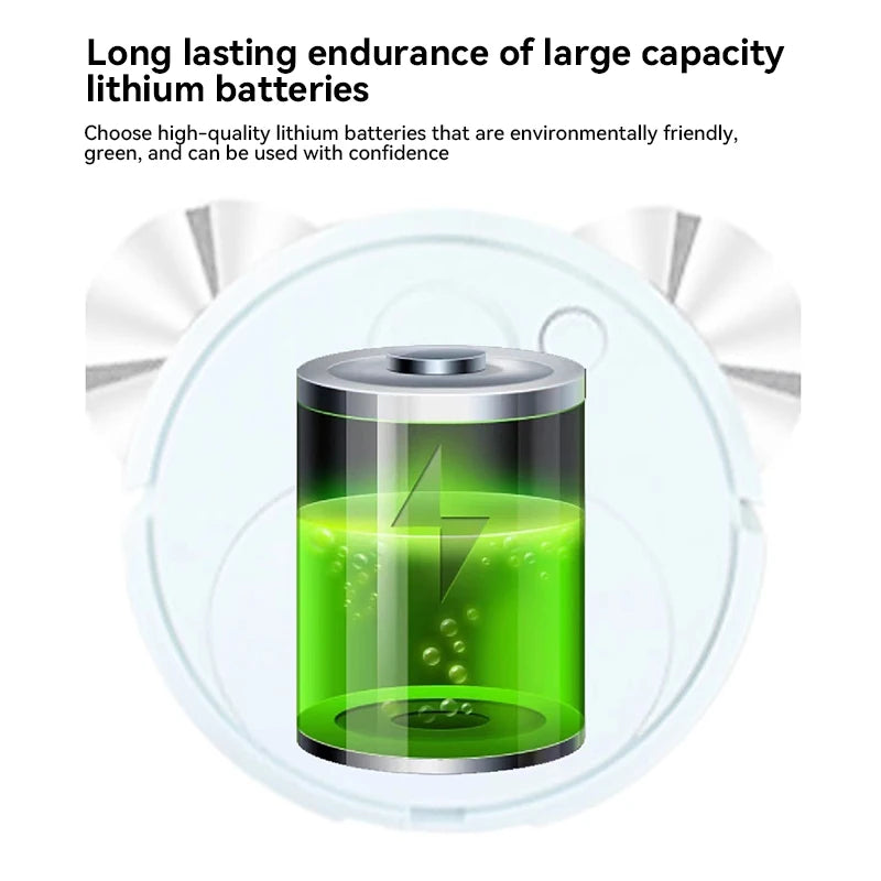 Automatic Electric Floor Vacuum Cleaner 3-in-1 1500Pa Sweeping Mop USB Rechargeable Wireless for Home And Office Use