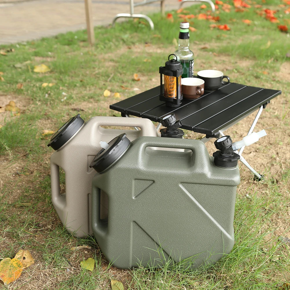 Outdoor Water Bin Camping Bucket With Detachable Faucet