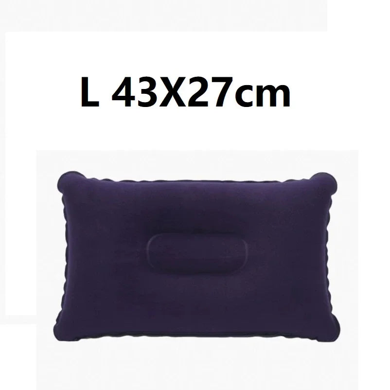Inflatable Wedge Pillow for Travel Lumbar and Yoga Support