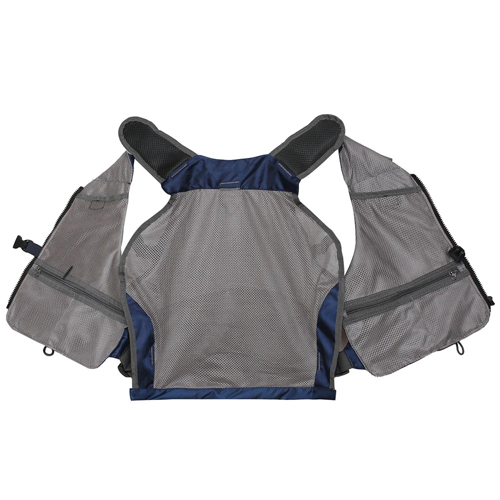 Fly Fishing Vest for Men Women, Comfortable Adjustable Fishing Vest with Multi-Pockets
