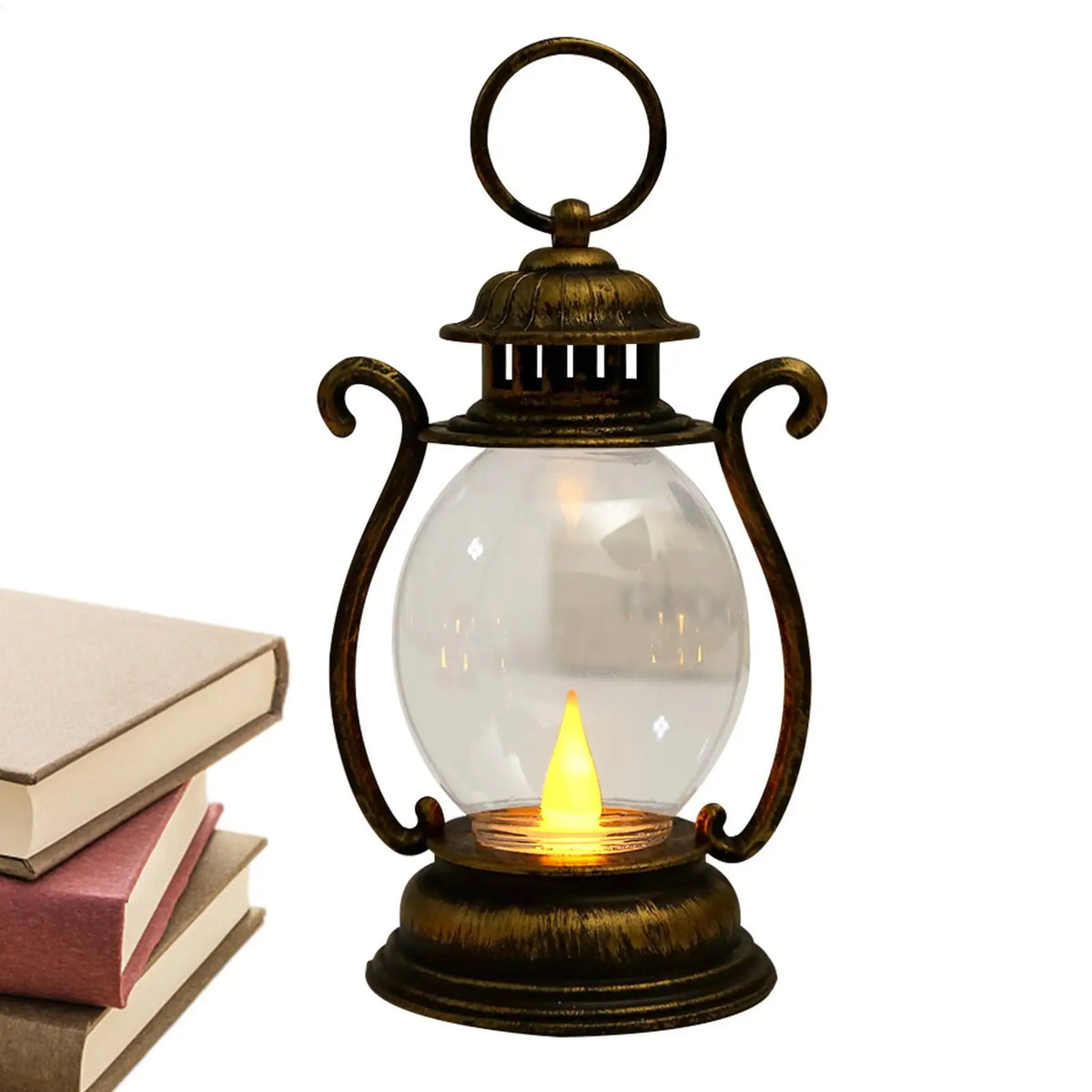 Retro Desk Lamp Battery Powered LED Retro Portable Lantern Home Decor Lights LED Tent Light For Living Room Patio Festival Decor