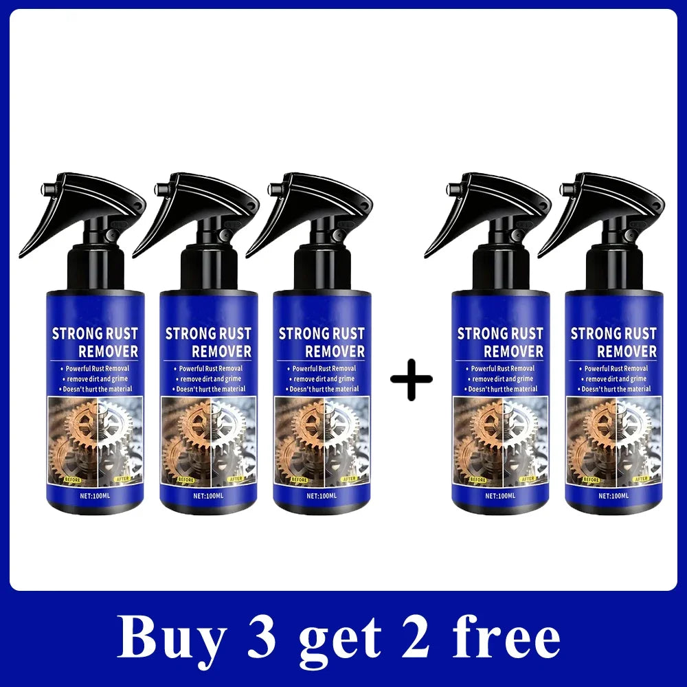Car Rust Remover Clean Metal Iron Prowder Quickly Auto Exhaust Pipe Rust Derusting Spray Stain Removal Agent Car Wheel Hub Care