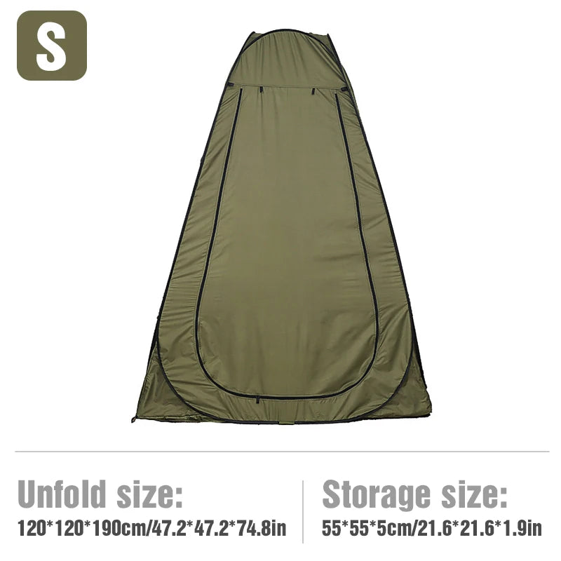 WESTTUNE Portable Pop-Up Camping Shower Tent Privacy Changing Fitting Room Tent Shelter Mobile Toilet Fishing Photography Tent