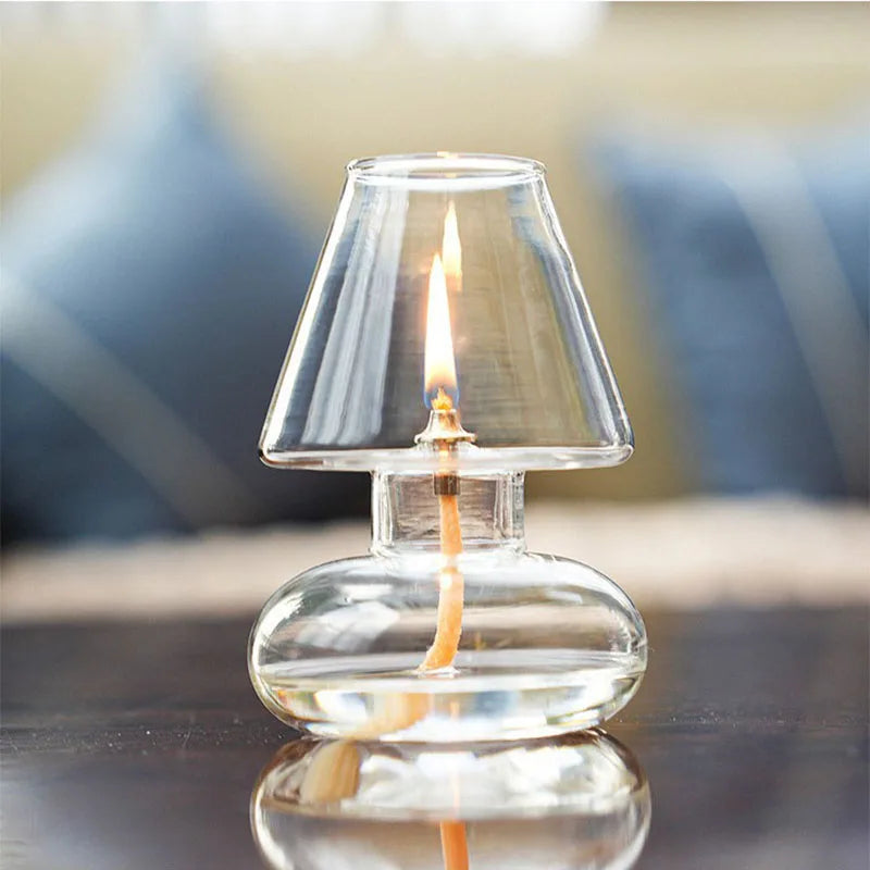 Modern Glass Oil Lamp Wedding Reception Centerpiece Table Decor