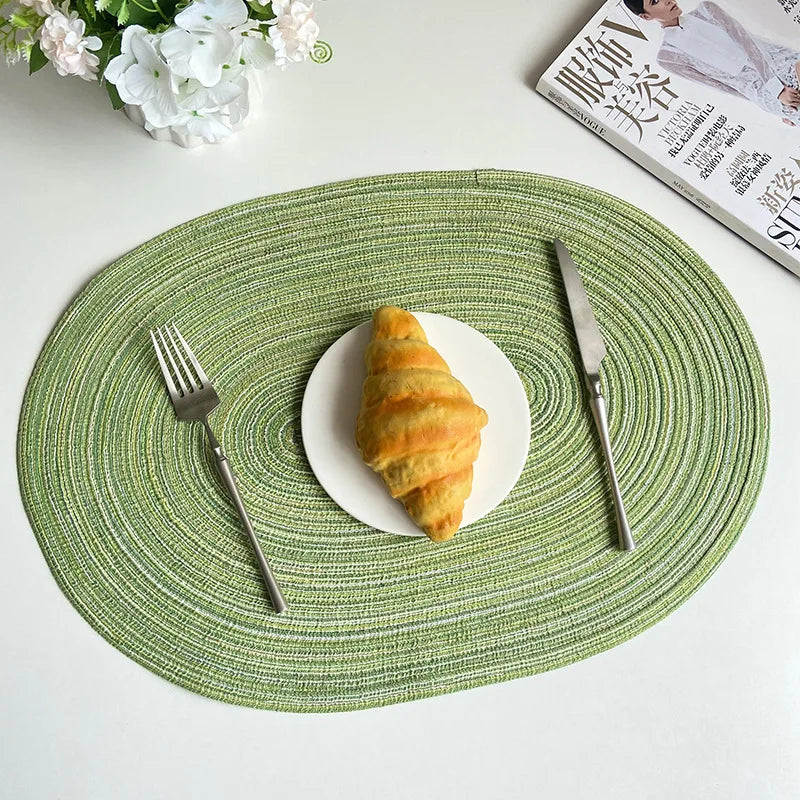 Eco Friendly Braided Placemats For Stylish Dining Tables