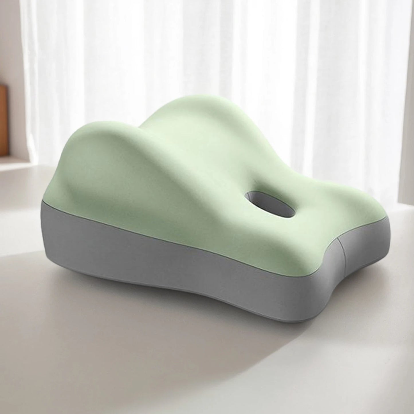 Memory Foam Pillow Ergonomic Bed Pillow Bedroom Waist Cushion Pillow Positioning Cushion for Back Neck & Waist Pain Relief