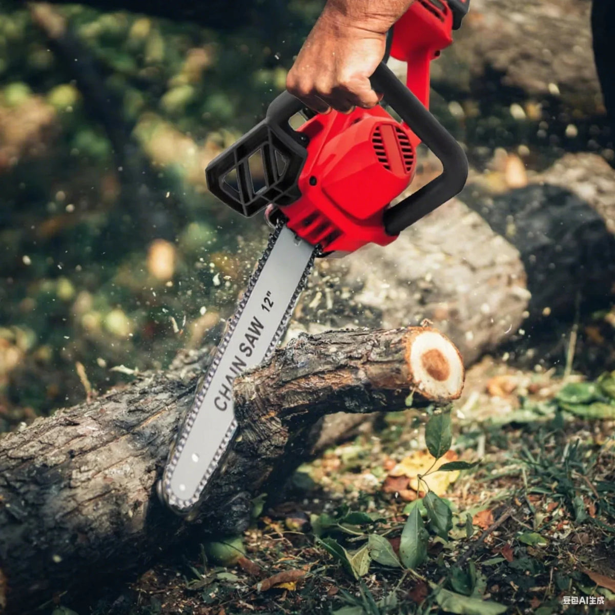 Milwaukee 12 Inch Brushless Chain Saw Cordless Electric Trimming Chain Saw Garden Woodworking Cutter for Logging and Trimming