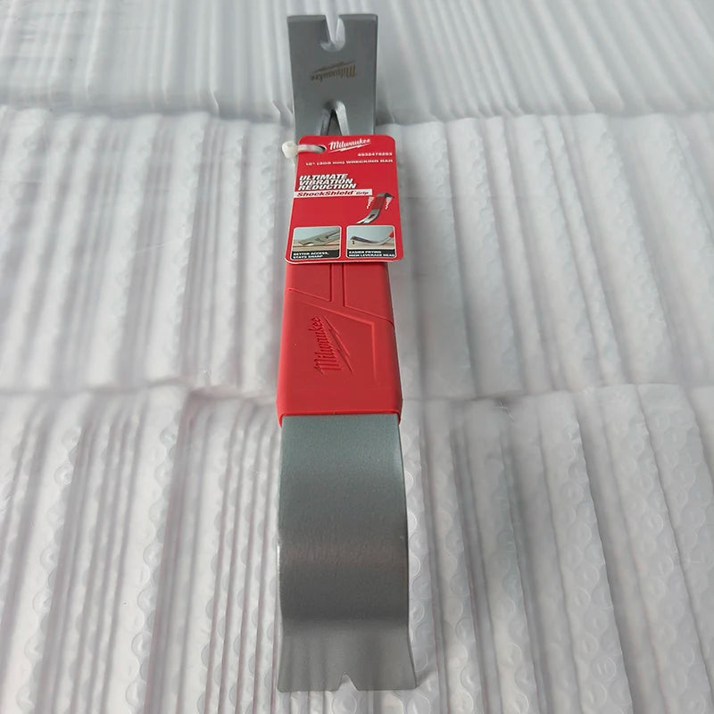 Milwaukee 4932478253 12" Heavy Duty Wrecking Bar ShockShield Anti-Vibration Grip Industrial Grade Pry Bar