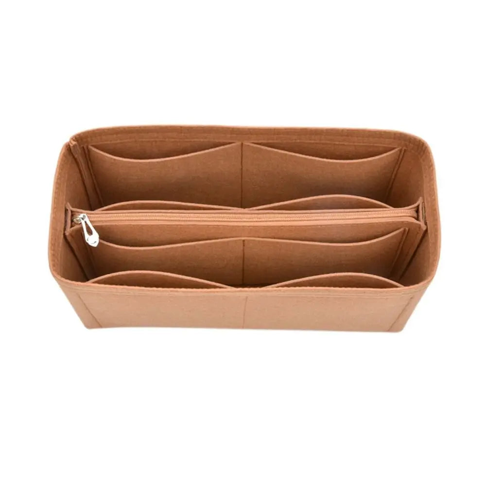 Felt Bag Insert Liner Lightweight Organizer Pouch For Handbags