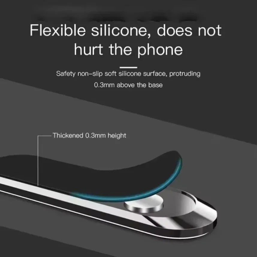 Mini Car Magnetic Phone Holder Stand Portable Universal Bracket Navigation Air Vent Mount for iPhone 16 -12 Samsung S25 Xiaomi