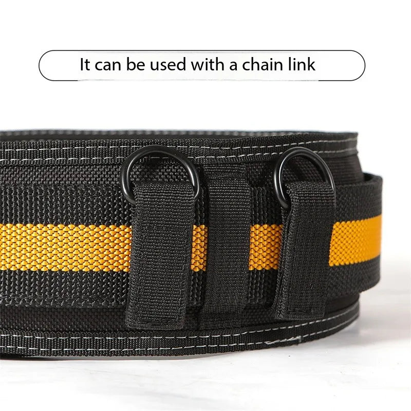 TOOLSTACK Construction Belt Thickened High-Quality Oxford Firm Stitching Work Belt Lightweight Adjustable Buckle Working Belt