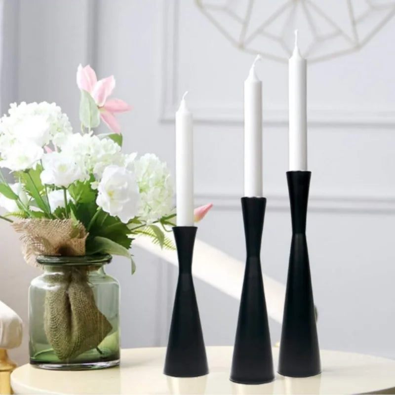 Elegant Metal Candle Holder Stand For Home Centerpiece Decor