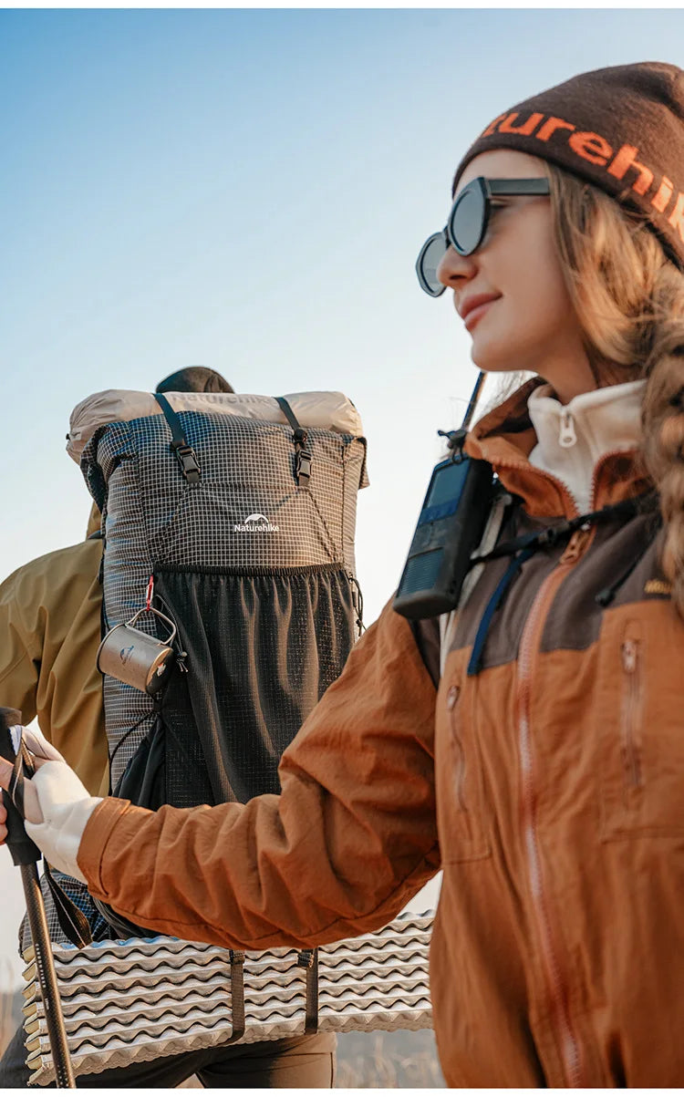Naturehike Rock 2.0 Hiking Backpack Large Capacity Outdoor Backpack for Leisure Sports and Travel Climbing Camping Backpack