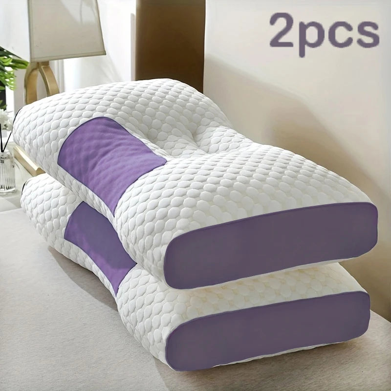 Ergonomic Bamboo Fiber Neck Pillow For Deep Sleep Support