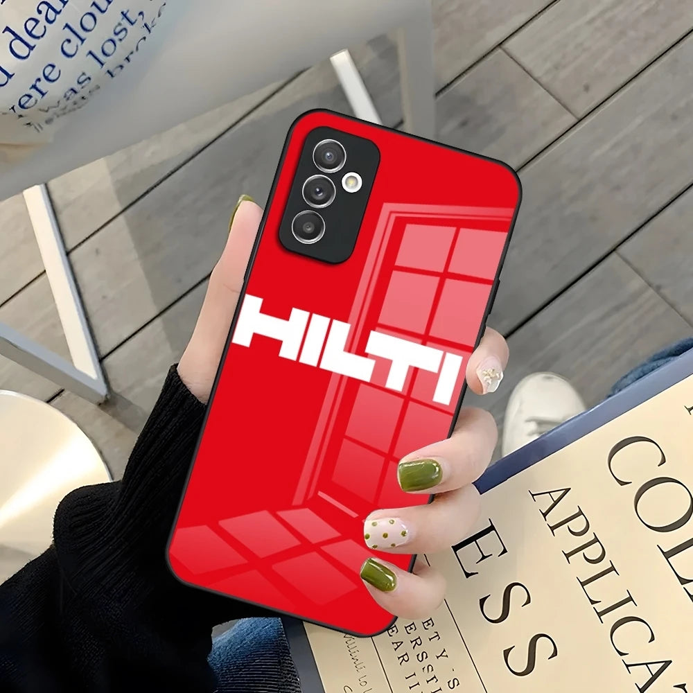 MINISO Toolbox Brand Hilti Tools Phone Case For Samsung A52 A71 A21 A54 A20 A12 Galaxy A34 A14 A32 Glass Cover