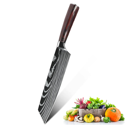8 Inch Kitchen Knife High Carbon Steel Hand Forged Chef Knife