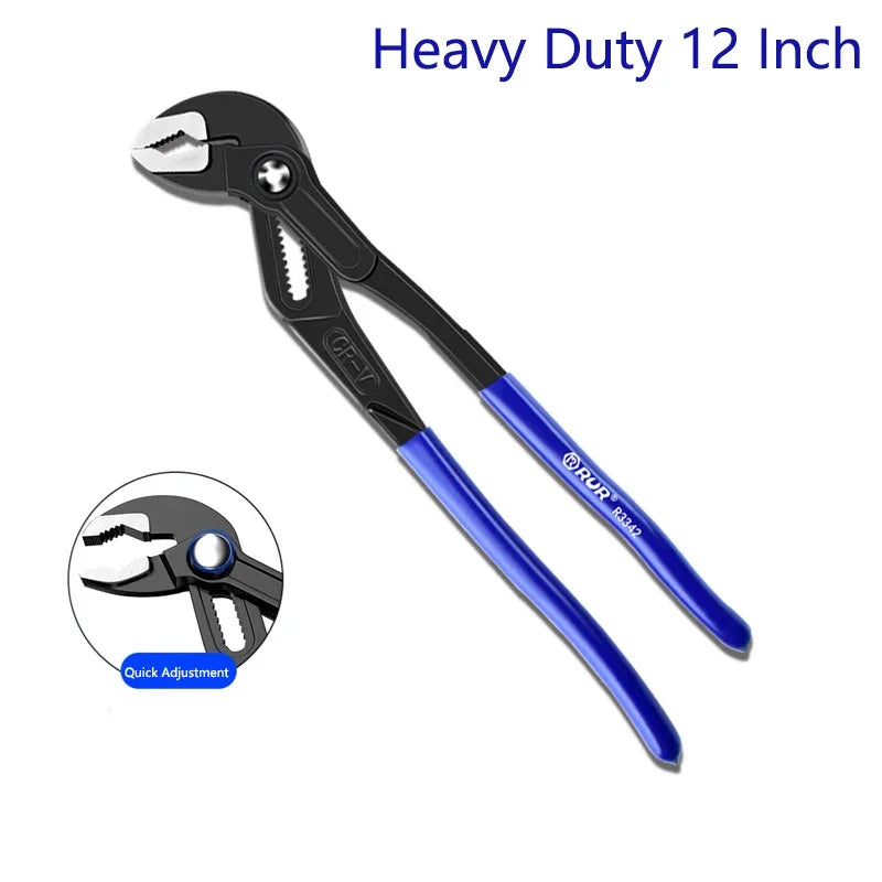 Universal Adjustable Pipe Wrenches Large Opening Pliers for 8/10/12 Inch Water Pump Pliers Bathroom Wrench Plumbing Pipe Wrench