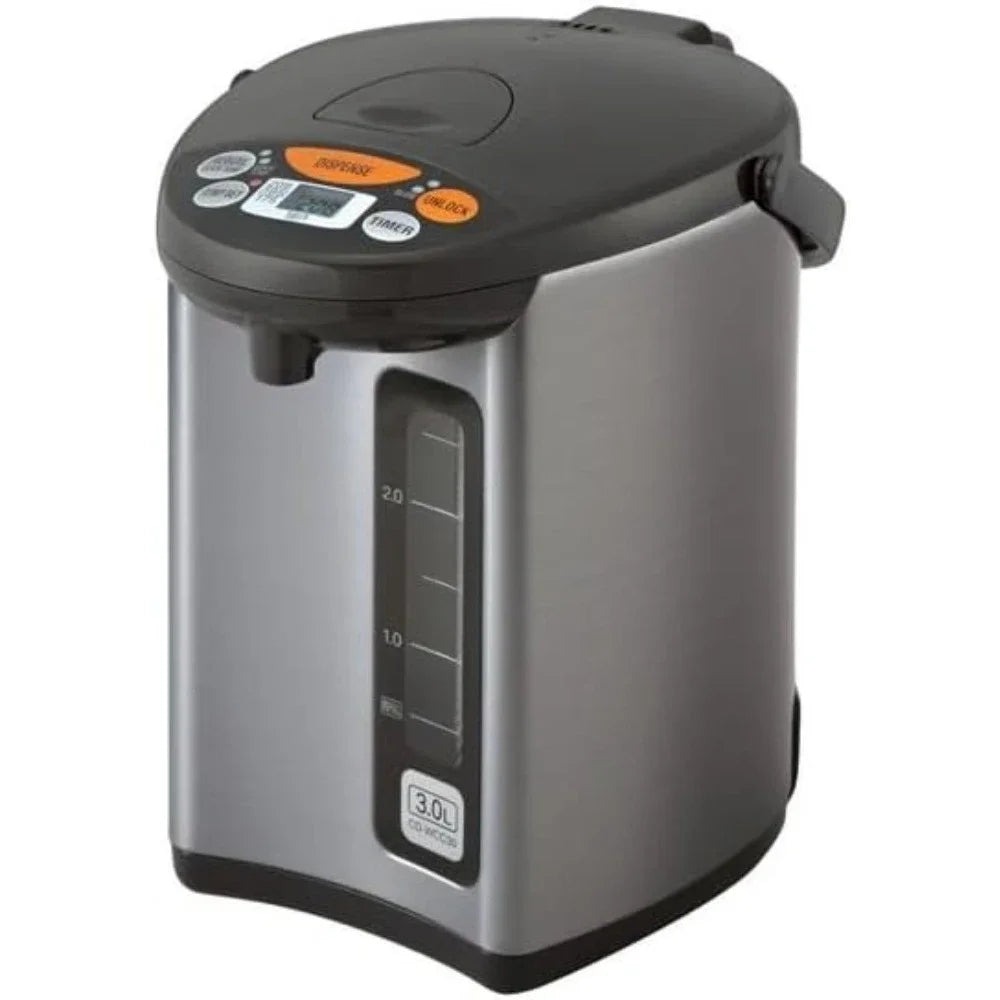 New Upgrade US Shipping  Electric Water Boiler and Warmer 101 oz Large Capacity Silver Dark Brownfor Home&Kitchen