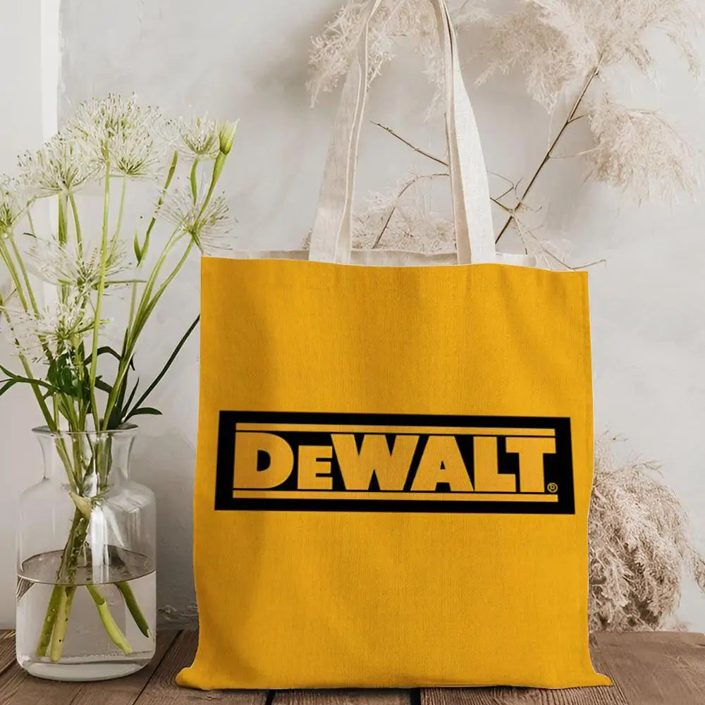 Tool Box D-DeWaltS Storage Bags Storage Bags Canvas Tote Bag Large Capacity Shoulder Fashion Eco Shopping Handbag