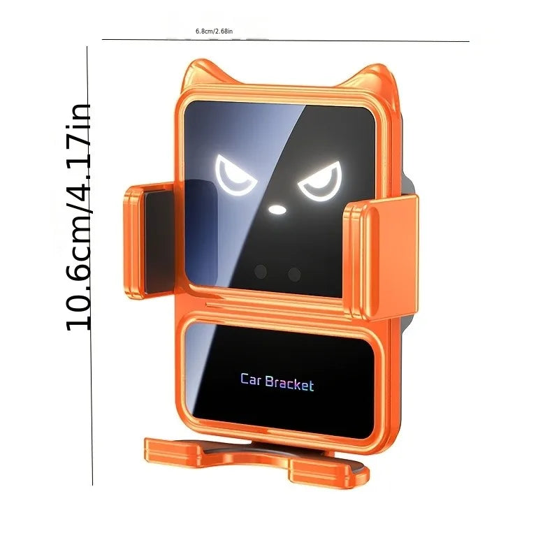 Wireless Car Charger, 15W Auto Clamping Car Charger Dash Windshield Air Vent Phone Holder Compatible with iPhone17 16 15 14/13/13 Pro/12 pro/12/11/X/8, Samsung S24/S23/S22