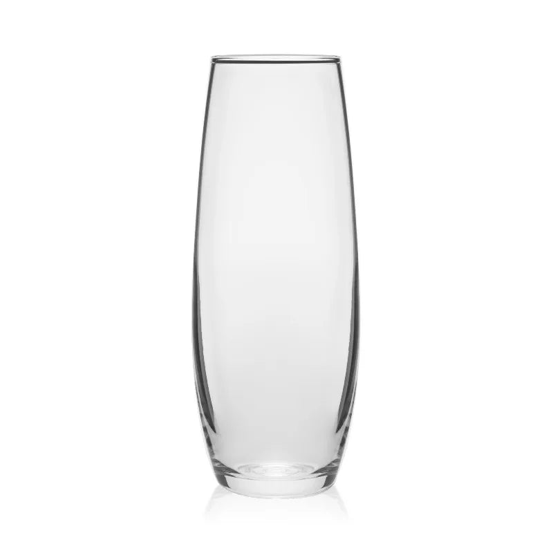 Elegant Clear Glass Bud Vase For Home And Tabletop Decor