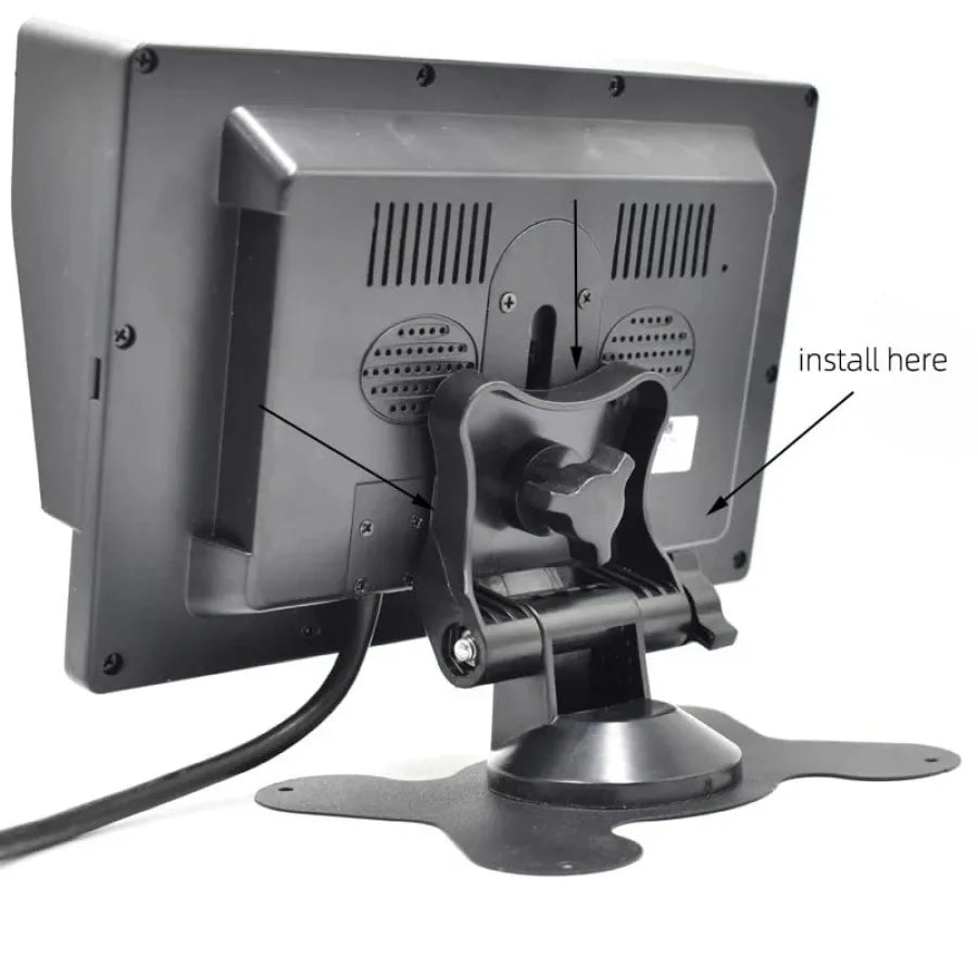 2 Pack Car Monitor Mount Stand Brat Holder for 7 9 Inch TFT LCD Display Screen 1/4-20 Thread Rear View Desktop Dashboard Instal