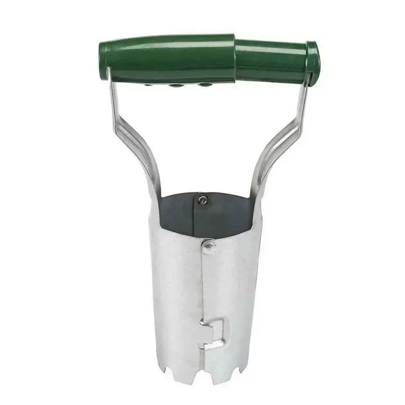 Stainless Steel Seeder Excavator Horticultural Wood Handle Hole Drilling Seedling Transplanting Flower Planting Seedling Planter
