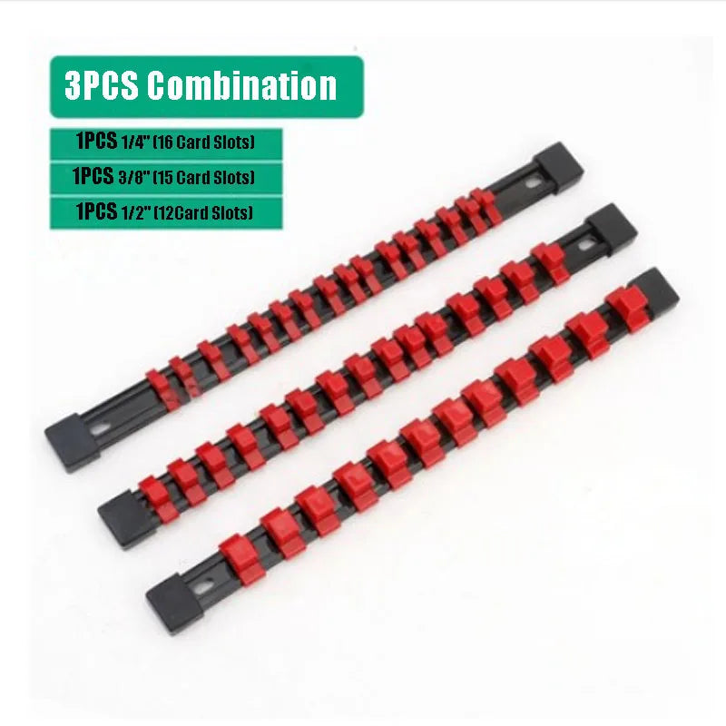 Plastic Universal Socket Organizer Rail Bracket For Wrench Set