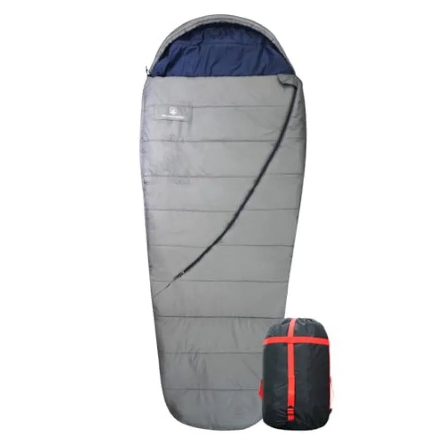 Balance Sleeping Bag for Adult, ColdandWarm Weather with Compression Sack and Water Resistant for Family Camping, Travel and Ca