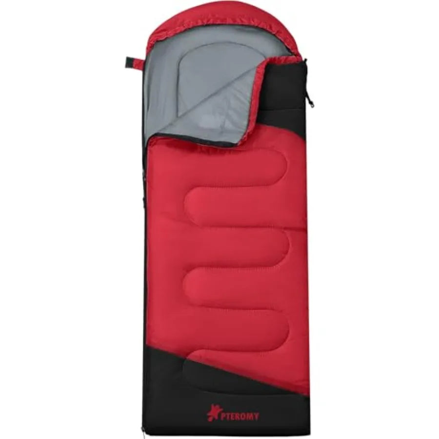 Sleeping Bags for Adults Lightweight and Machine Washable Water Resistant Backpacking Camping Sleeping Bag for Warm Cold Weathe