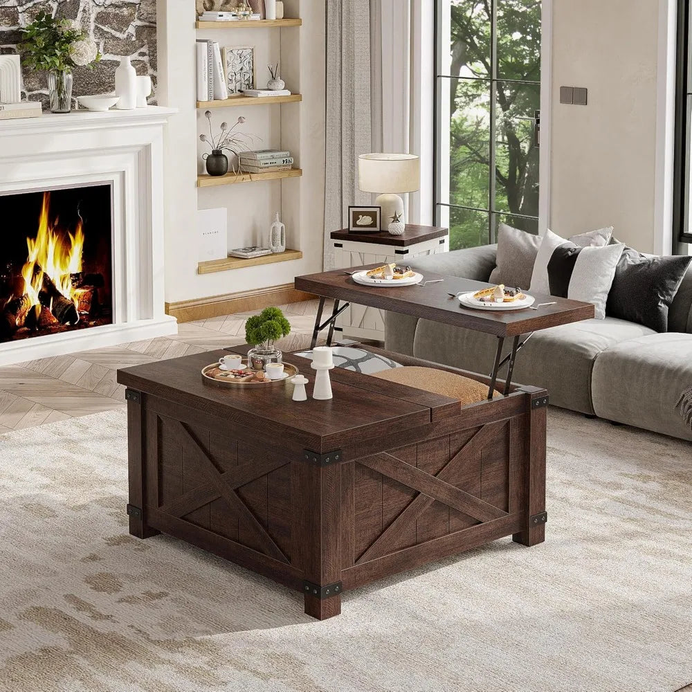 Lift Top Coffee Table With Hidden Storage Living Room