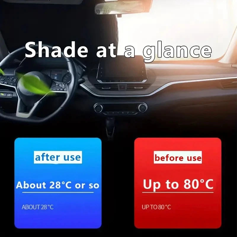 Car Window Sunshade Cover Sun Shade Windshield Visor Protector Windscreen Folding Auto UV Protection Curtain Styling Accessories