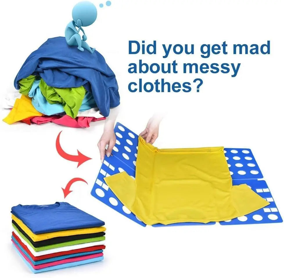 T Shirt Folding Board for Quick and Neat Clothes Folding for Kids and Adults