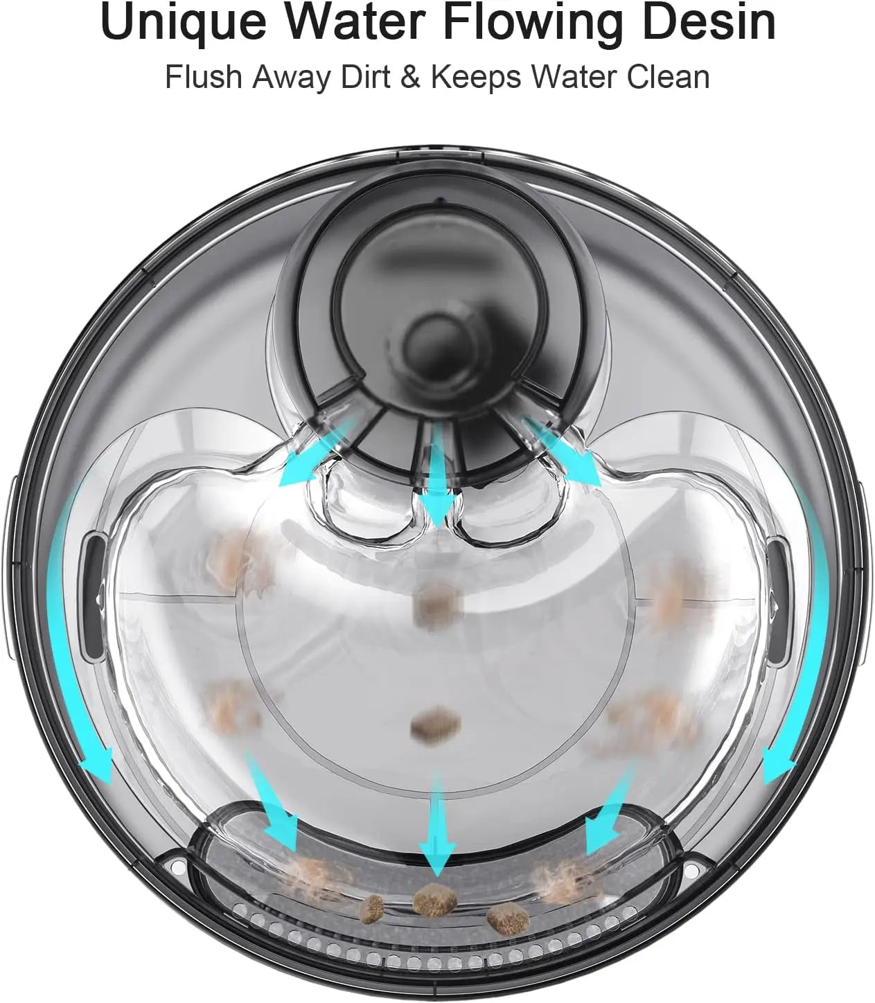 NPET DF10 Dog Water Fountain, 170oz Large Automatic Dispenser