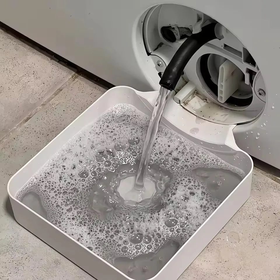 Washing Machine Drain Tray Universal Drain Funnel Proof Tray Front Load Washer Drip Catcher Base Water Collection Catch Tray