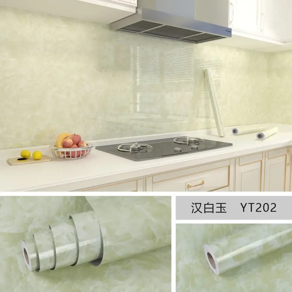 Marble Self-Adhesive Wallpaper for Kitchen and Home Decor