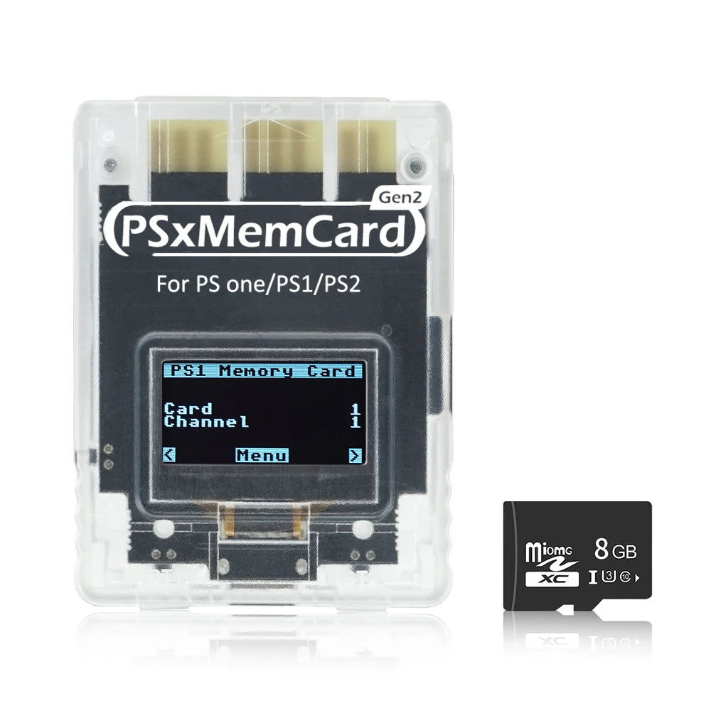 Bitfunx PSxMemCard Gen2 MemoryCard Adapter For PS1 PS2