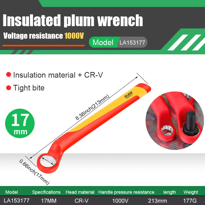 LAOA VDE Insulated Torx Wrench 1000V Protection Home Improvement DIY New Energy Vehicle Maintenance Electrician Tools