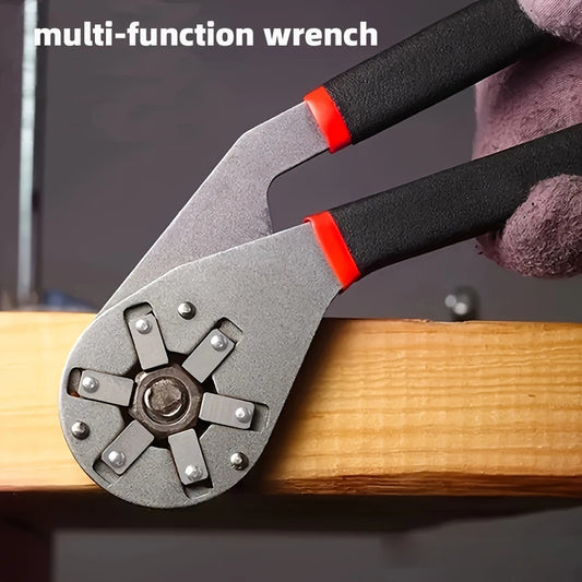 External Hexagonal Wrench Magic Wrench Adjustable Spanner Twisting Hand Clamping Socket Outer Hexagonal Multifunctional Tool